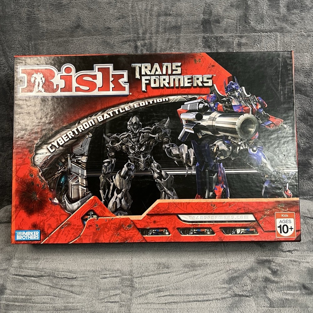 Risk - Transformers, Cybertron Battle Edition Parker Brothers 2007 Board Game